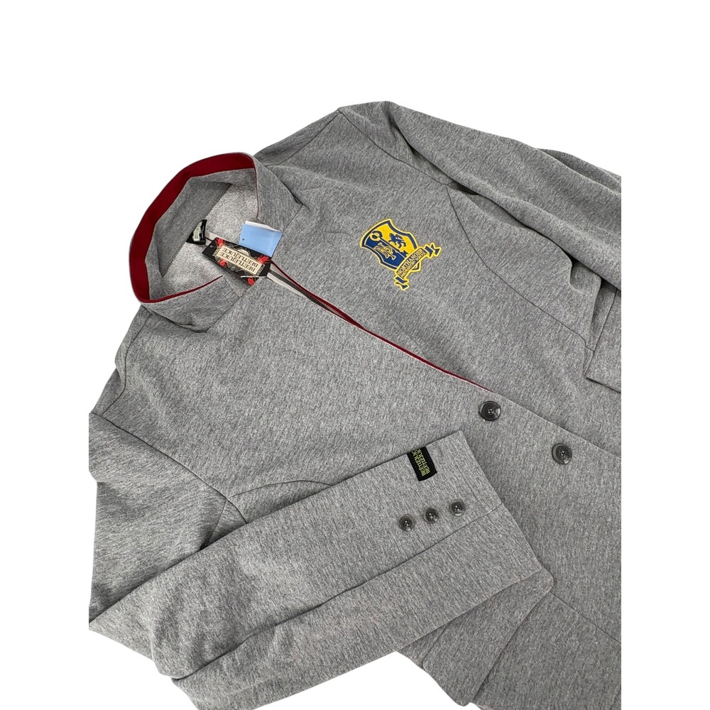 Beetlejuice Blazer Womens XXL Jacket Gray Northanger Preparatory School NWT